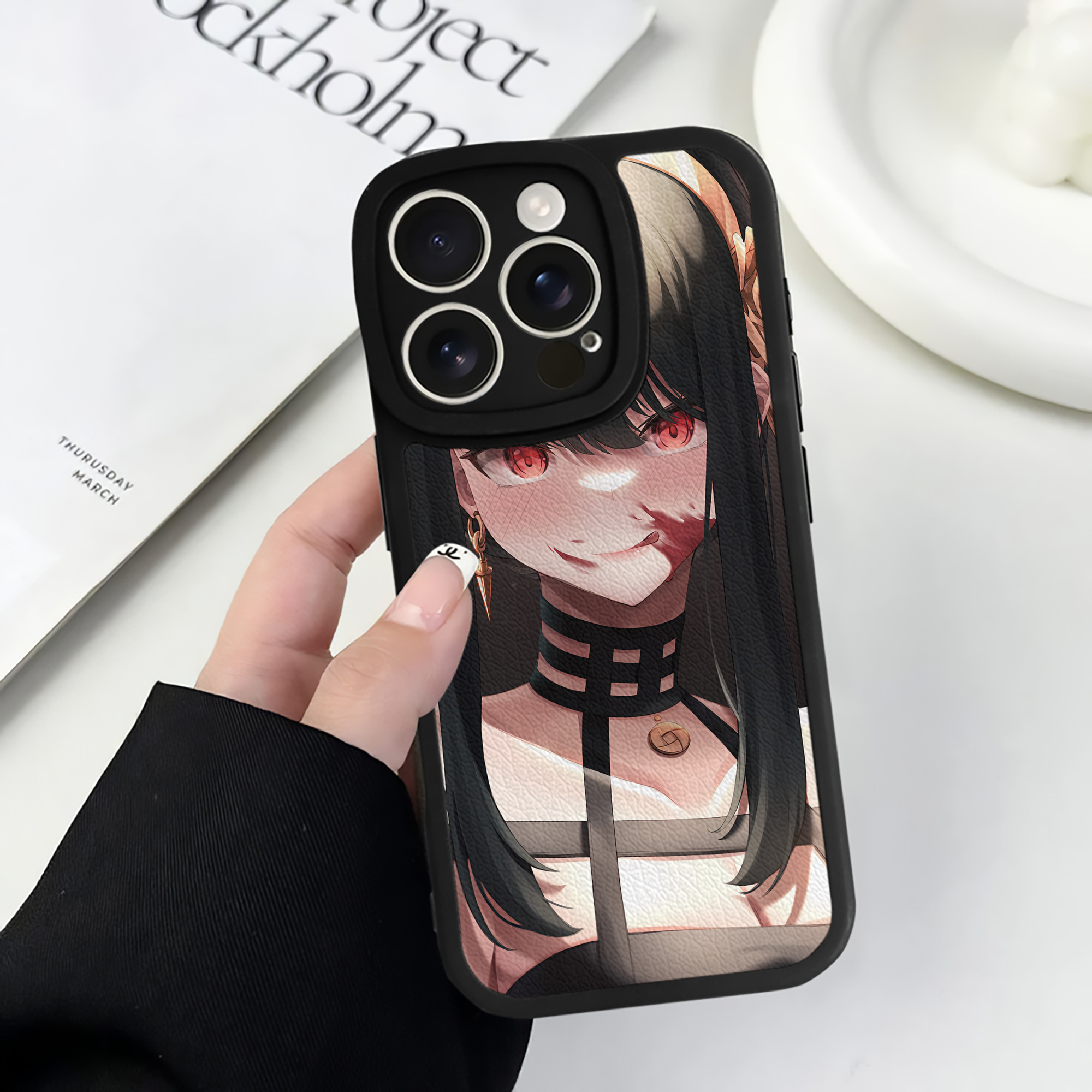 （画像用） SPY×FAMILY间谍家家酒 【iPhone 16シリーズ対応】シリコンスマホケース（レザー調） 材質：シリコン